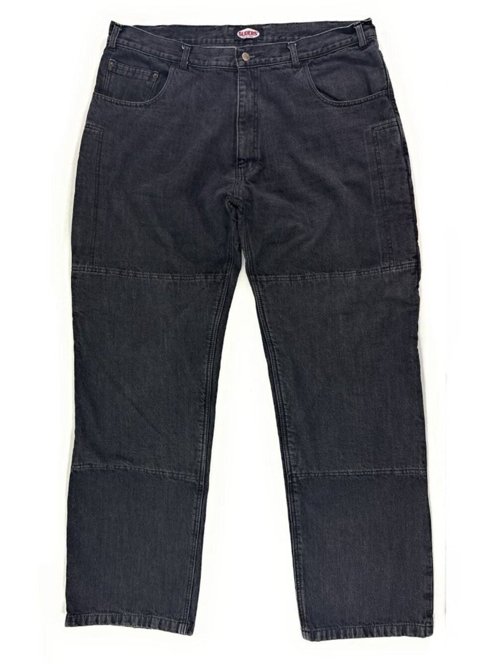 Sliders Mens Reinforced Motorcycle Pants Size 40x34 Riding Protective Denim